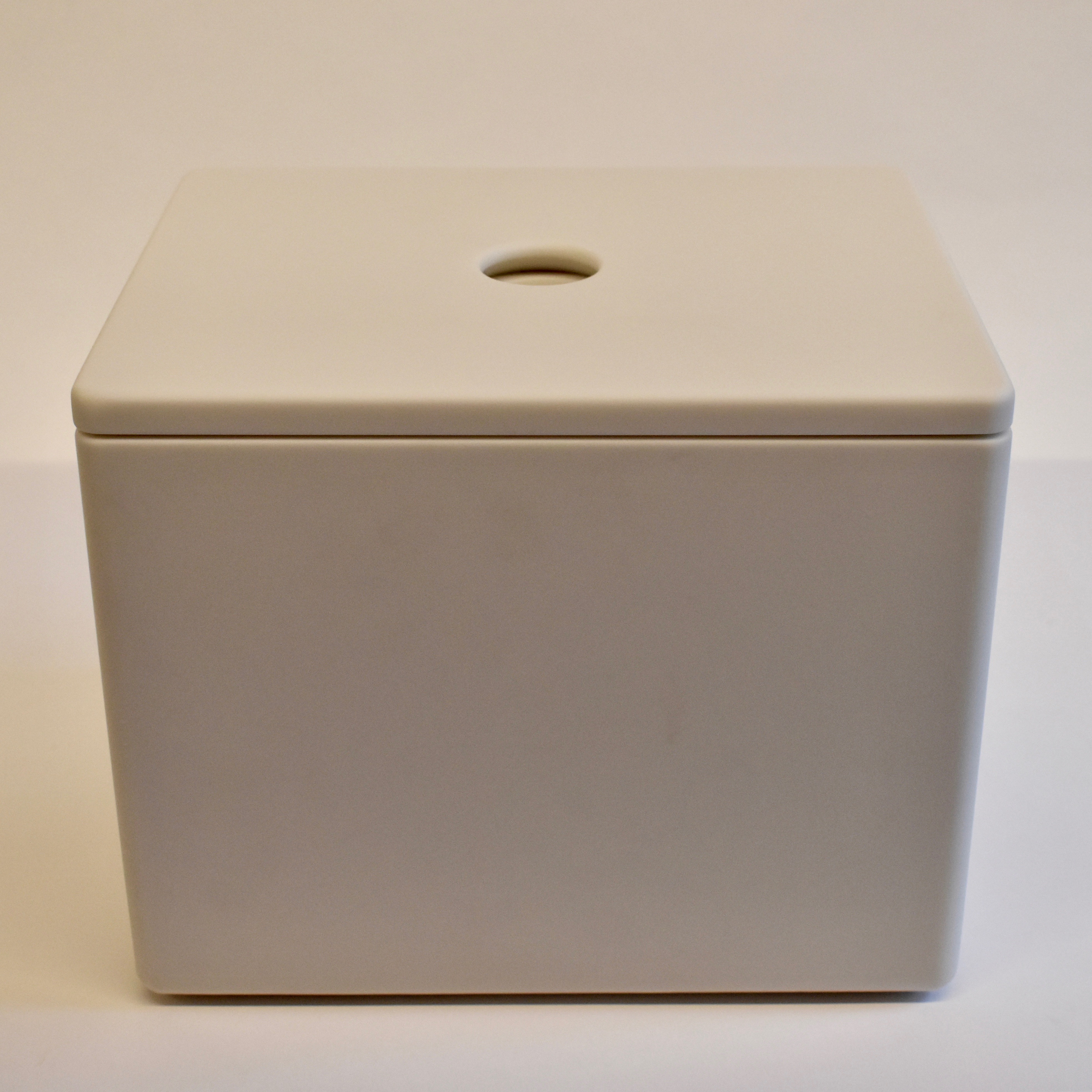 Food Waste Bin by Stornish Countertop waste bin made from HiMacs