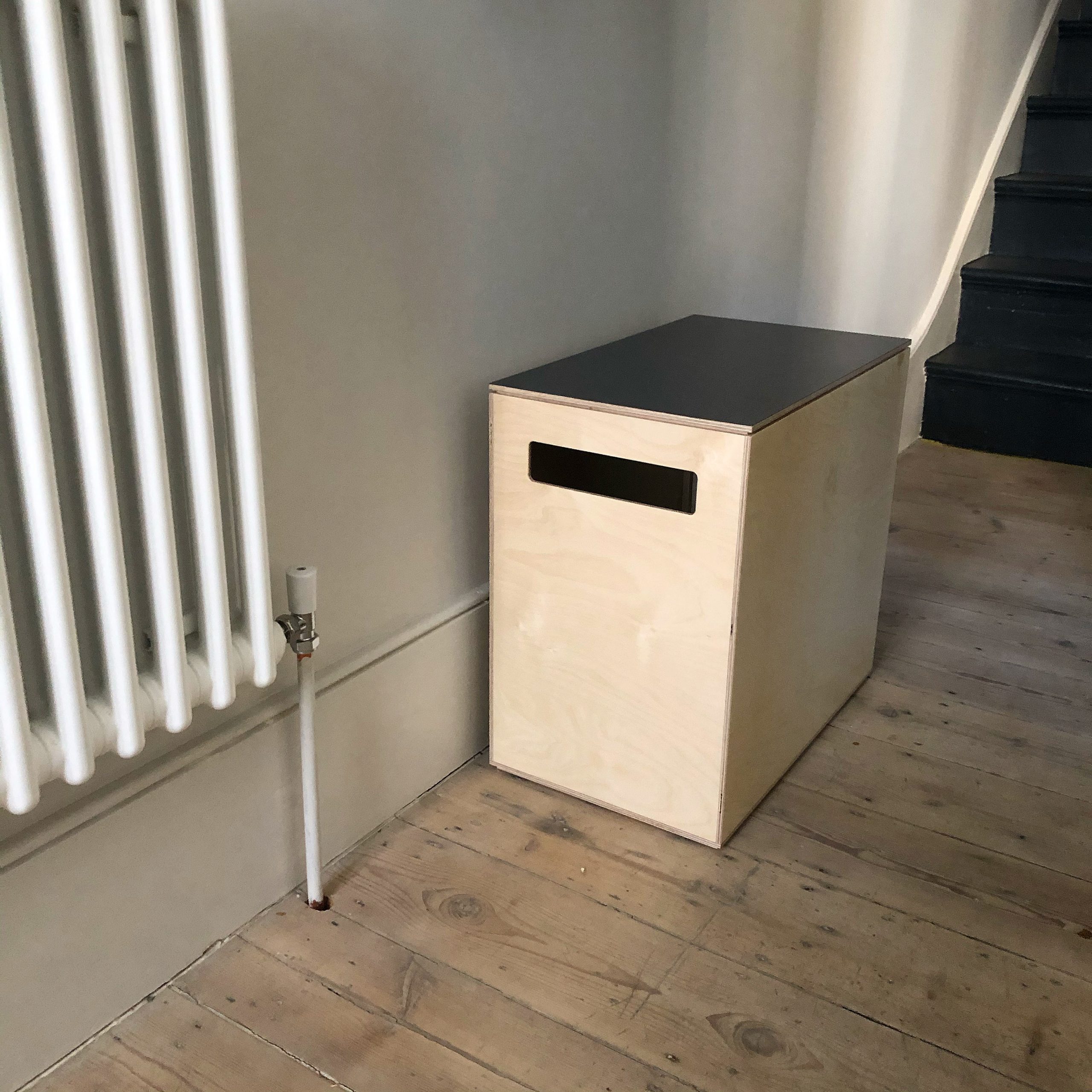 Plywood Storage Boxes by Størnish practical, interlocking & stackable